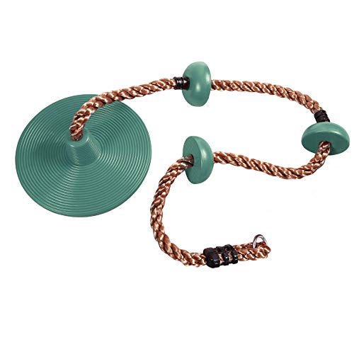 RedSwing Tree Climbing Rope with Platform and Disc Swing Seat, Children Tree Disc Swing Safety