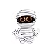 Ty Beanie Babies Boos 37234 Mummy the White Mummy Halloween Boo