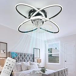 WWahuayuan Modern Ceiling Fan with Lights Remote