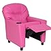Best Choice Products Kids Furniture Recliner Chair with Cup Holder- Pink