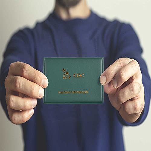 3x4 Card Holder for CDC Vaccination Card, CDC Vaccine Card Holder to Protect Your CDC Immunization Record Card, Vaccine Record Card Holder, CDC Vaccine Card Protector to Secure Your 4x3 CDC Vaccine