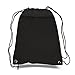 BagzDepot (12 Pack) Promotional Polyester Drawstring Backpack Sack Bag