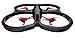 Parrot AR.Drone 2.0 Power Edition Quadricopter - 2 HD Batteries - 36 minutes of flying time - Red