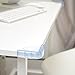 Mekudos Corner Guards - Baby Proofing - Clear - 4 Pack Safety Covers - Large Protector - Child Proof Table Bumpers - Fit for Glass Furniture
