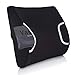 Vaunn Medical Lumbar Back Support Cushion Pillow with Warm/Cool Gel Pad & Removable Firm Insert