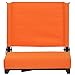 Flash Furniture Grandstand Portable Stadium Seat for Bleachers or Benches, Folding Padded Stadium Chair with Carrying Handle, 500 lb. Weight Capacity, Orange