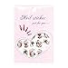 NiceDeco Nail Stickers Nail Tattoo Nail Decal Water Transfers Decals Oriental Floral Geisha Girls Design