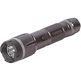 VIPERTEK VTS-T03 - Aluminum Series 53 Billion Heavy Duty Stun Gun - Rechargeable with LED Tactical Flashlight, Gunmetal Gray