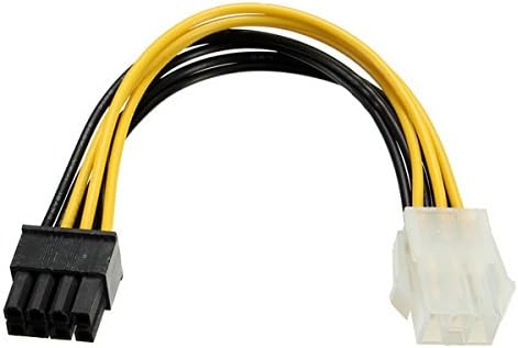 PCI-E 6 Pins to PCI-E 8 Pins Power Adapter Cable Lead Wire For PC