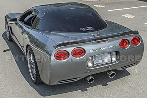 C5 Rear Main Rear Trunk Wing Spoiler Lid Gloss Black For 97-04 Corvette C5 ZR1 ...