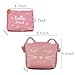 SOTOGO 2 Pieces Little Girls Purses Toddler Crossbody Purse Princess Purses Handbags Cute Girl Wallets Mini Shoulder Crossbody Bags for Kids