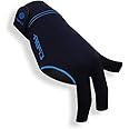YEUEK CPBA Billiards Glove 3 Finger Pool Glove for Left Hand, Durable Double Stitched, Snooker Cue Sport Glove Popular Sizes for Men & Women