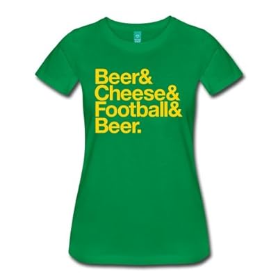 BEER&CHEESE&FOOTBALL&BEER Womenâ€™s Premium T-Shirt by Spreadshirt