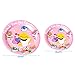 Know me Baby Shark Birthday Party Supplies Set, 50pcs Baby Shark Plates Party Decoration Cake Paper Dessert Forks Set for 30 Guest