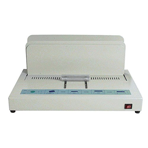 Thermal Binding Machine Desktop Manual Hot Melt Glue Book Binder Electric Binder Binding Machine (ONLY SHIP TO US) for Binding Books Albums Notebook Hard Cover