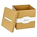 OurWarm Gold Gift Card Box with Cards Label, Large Size Money Box Card Boxes for Wedding Reception Graduation Party, Birthday and Baby Shower (10