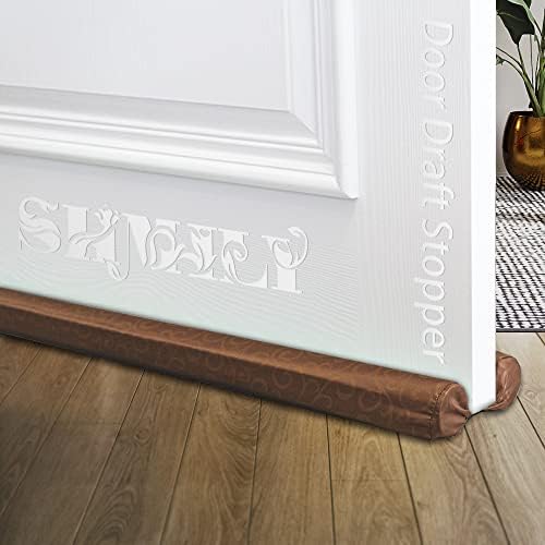 Door Draft Stopper, Door Draft Blocker SHMILY Adjustable Size from 32
