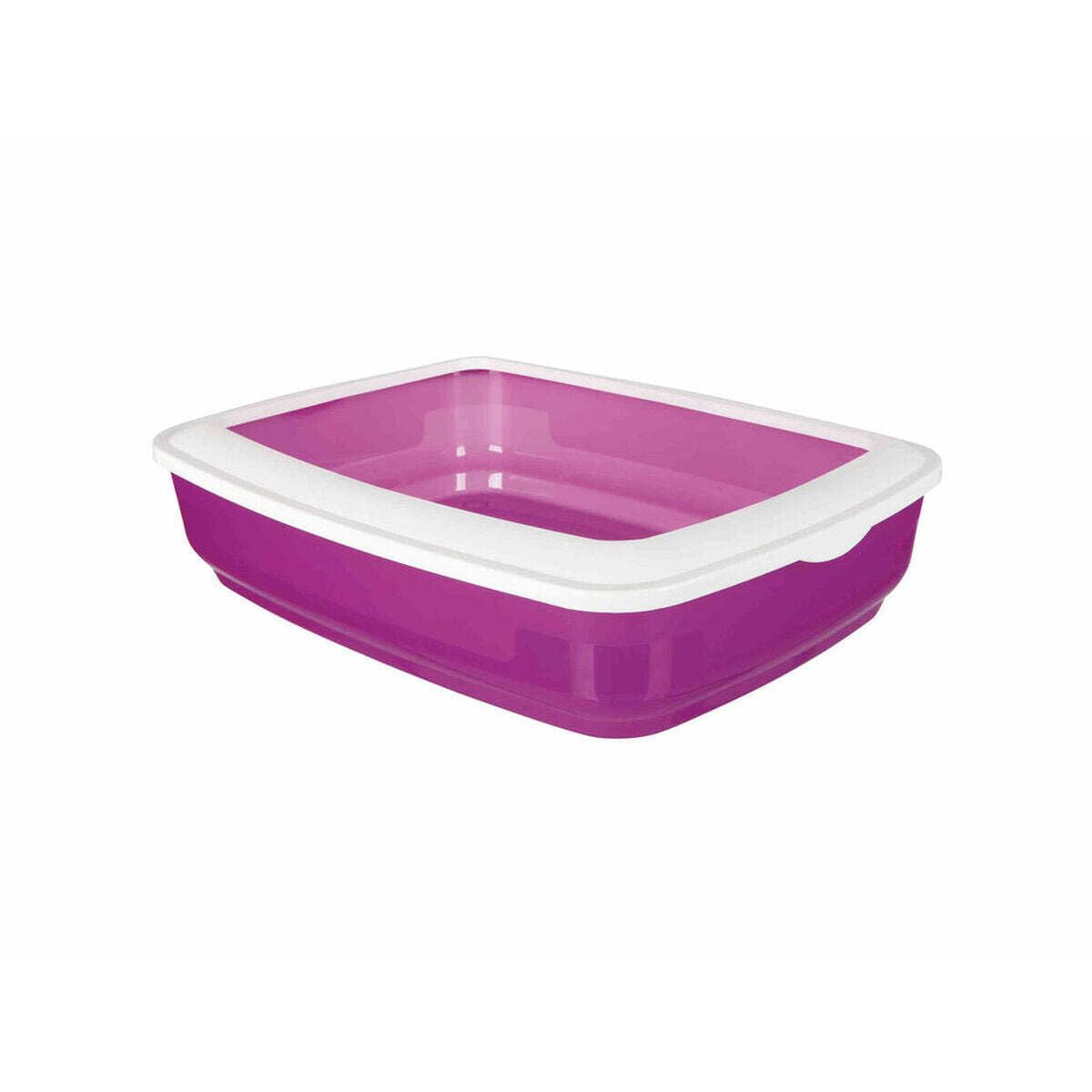 TRIXIE Brisko litter tray with rim - 15 litre capacity - recycled plastic - 38 x 11 x 50 cm - various colours - random selection - 40394