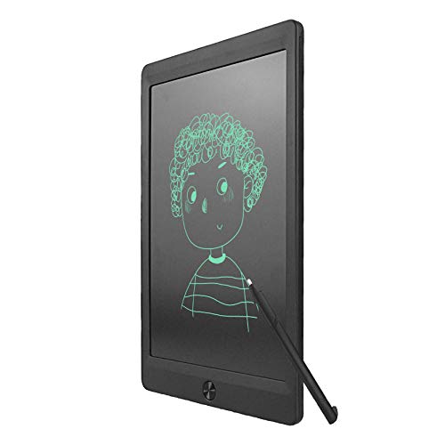 Coxtnbio 10 inch LCD Writing Tablet, Doodle Board Digital Graphics Tablet Kids Drawing Board with Lock & Stylus & Erase Button | Harmless to Eyes | Great for Kids (Black)