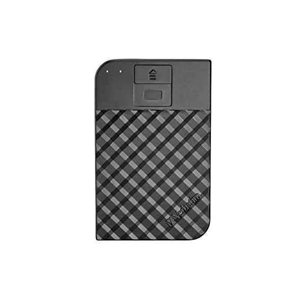 Verbatim Fingerprint Secure, 1 TB, Schwarz, Externe Festplatte mit Fingerabdruckscanner, USB 3.1 GEN 1, Festplatte extern, für Windows & Mac OSX, tragbare Festplatte, USB Festplatte – Bild 3