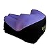 EasyGo Products Woohoo 2.0 Giant Inflatable Lounger Chair With Carry Bag, Purple Chair