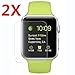 Newell [2 Pack] Apple Watch 38mm Tempered Glass Screen Protector Premium Ultra Clear Bubble-Free HD Shield (2pcs for Apple Watch 38mm)