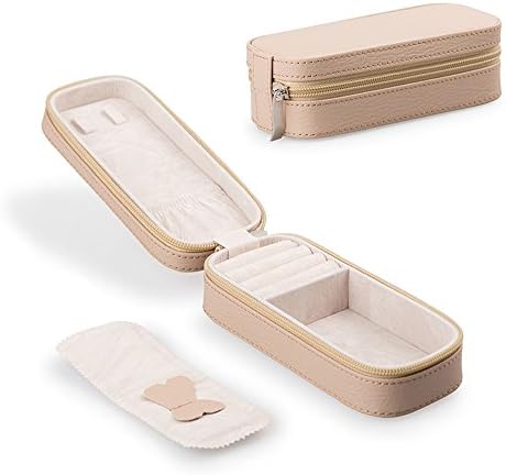 Tangne Leather Travel Jewelry Box Decorative Organizers for Woman