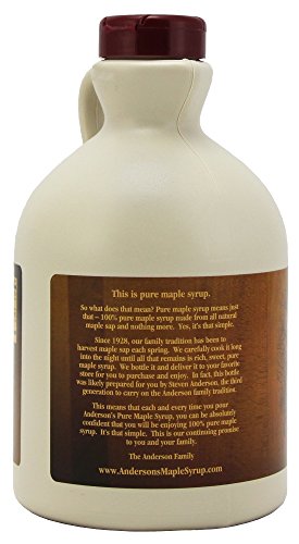 Anderson's Dark Amber Maple Syrup, Grade A, 32 Ounce (Frustration-Free Packaging) - Thumbnail 6