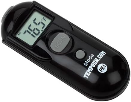 Tempgun Mini Wireless High Temperature Gun -27°F to +428°F (-33°C to +220°C) Range With Digital LCD Display, Wrist Strap Included