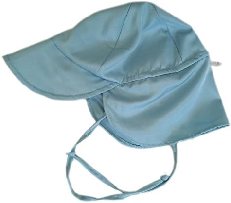 BogiWell Toddler Baby Girls Swim Sun Flat Hat 0-24 Months Lake Blue