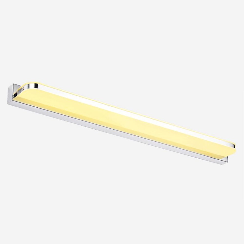 Ljha B07l3q7xy3 サイズ さいず 暖かい光 暖かい光 62cm 14w 暖かい光 Jingqiandeng 110cm 24w 62cm 14w 色 Ledステンレス鋼防水ミラーフロントライトバスルームメイクドレッシングキャビネットミラーキャビネットライト ライト照明 数量限定価格