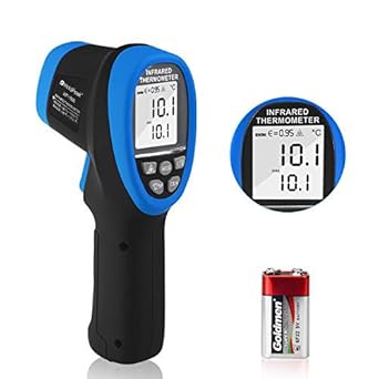 Amazon 赤外線温度計 Holdpeak 1500デジタル温度測定器非接触式 高温計 50 1500 58 2732 鍛造製錬用バックライト 調整可能な放射率 オレンジ 温湿度計 産業 研究開発用品 通販