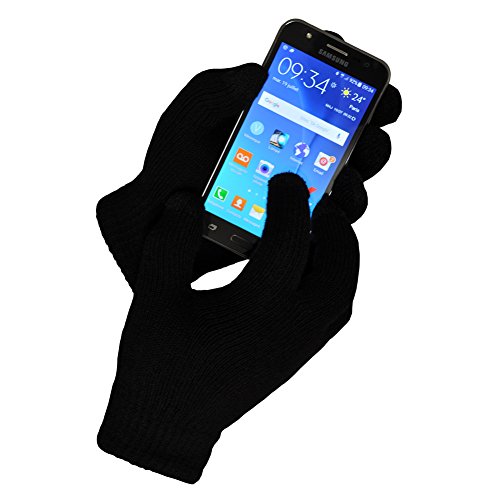 10-finger touchscreen gloves, black cashmere igloves (+…