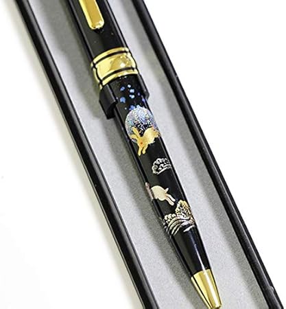 Amazon 蒔絵 ボールペン 月にうさぎ 漆器 ノック式 海外 ギフト 記念品 プチギフト お土産 プレゼント まきえ 油性ボールペン 文房具 オフィス用品