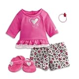 American Girl - Lovely Leopard Pajamas for Dolls - Truly Me 2015, Brown
