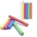 Emraw Eraser 12 White Chalk Dustless Non-Toxic 12 Color Chalkboard School Office and Sidewalk Outdoor Chalk Block Bundle with Eraser Pack of 25