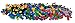 Alapa Set of 9 Lego Compatible 5x5 Building Boards 9 Colors