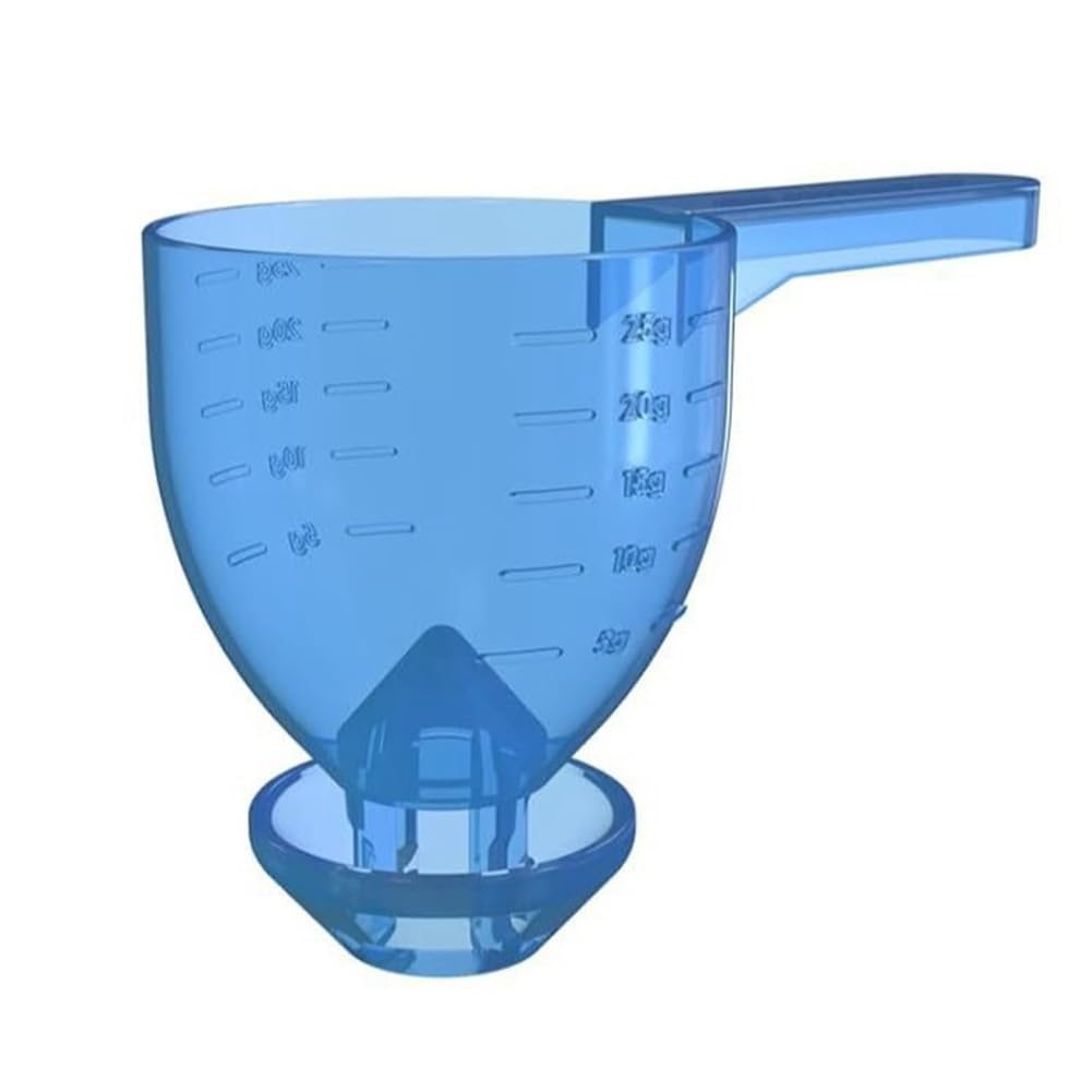 Blisfulhoks Kitchen Measuring Scoop,Convenient Measuring Spoon, Spill-Proof Portable Leaky Single Measuring Spoon with Scale