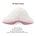 KANJEKANLE Reusable Antibacterial Dust Breathable Washable Anti-formaldehyde,Anti-Particulate Matter,With Adjustable Elastic Belt Mask,Electrostatic cotton Material（Pink）