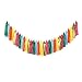 Fonder Mols Tassel Garland DIY Kit Papel Picado Decor Birthday Party Mexican Fiesta Hanging Decorations(Pack of 30, Red Gold Cerise Cream Green Blue Fushia) A08
