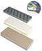 Norton Waterstone Wet Stone Sharpening Kit with 220/1000 and 4000/8000 Combination Grit Knife Sharpener Stones, Flattening Stone and Whetstone Stone Holder Grey 8
