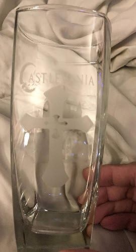 Castlevania Anime Themed Cross Tall Drinking Glass