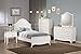 Coaster Home Furnishings White Dominique Dresser Mirror, 