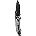 Benchmade - Rift 950SBK Knife, Black G10 Handle, Reverse Tanto Blade, Serrated Edge, Coated Finish, Made in the USA