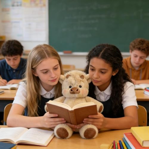 Genérico 2026 Nuevo Peluche Que Corre, 45cm/60cm Peluche de Vaquita Que Corre, Ovejas Peluches Dibujos Juguetes Muñeca Animal Regalo para Niñas Y Niños (A,45cm)