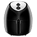 SUPER DEAL 5.8 Quarts Extra Large Air Fryer XL with Recipes & CookBook, Temperature Control, Non-stick Detachable Dishwashable Basket, Accurate Manual dials, Auto Shut off, 5.5 L Capacity