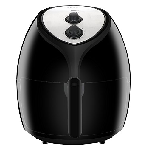 Click Here to See More Images HomGarden Electric Airfryer Multi Quarts Electric Air Fryer& Cooking Recipes Air Fryer Book (5.7 Qt, 1, Black)