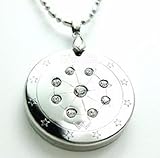 EHM Energy Balance Pendant - Negative Ion Balance Power -Silver Crystal Scalar Energy Volcanic Lava Nano-Fusion Charm - Electromagnetic Field Protection & Energy Biofield Treatment Aid