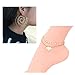 Zealmer Daycindy Double Ankle Heart Anklet Beach Jewelry for Women, Gold