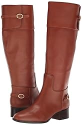 Franco Sarto Womens Jazrin Tall Riding Boots Cognac
